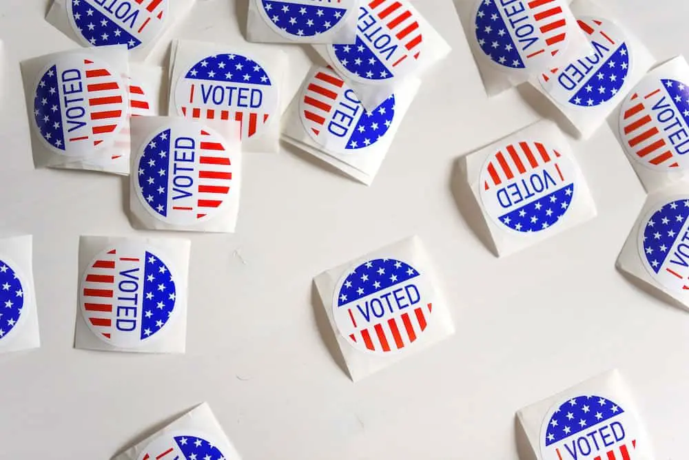 can a felon vote in California felony record hub image of vote sticker