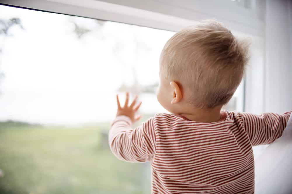 Parenting Post-Felony: Navigating Childcare and Social Services Felony Record Hub Image of baby next to a window.